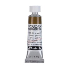 Schmincke Horadam Aquarell Artists' Tüp Sulu Boya 15 ml Seri 1 Green Umber 665 - Schmincke