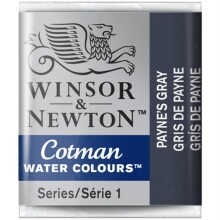 Winsor & Newton Cotman Sulu Boya Yarım Tablet Paynes Gray 465 - Winsor & Newton