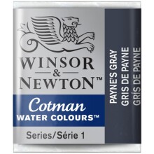 Winsor & Newton Cotman Sulu Boya Yarım Tablet Paynes Gray 465 - Winsor & Newton (1)