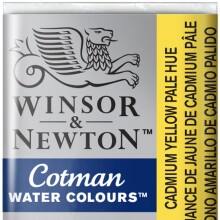 Winsor & Newton Cotman Sulu Boya Yarım Tablet Cadmium Yellow Pale Hue 119 - Winsor & Newton (1)