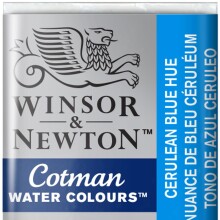 Winsor & Newton Cotman Sulu Boya Yarım Tablet Cerulean Blue Hue 139 - Winsor & Newton (1)