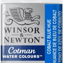 Winsor & Newton Cotman Sulu Boya Yarım Tablet Cobalt Blue Hue 179 - Winsor & Newton